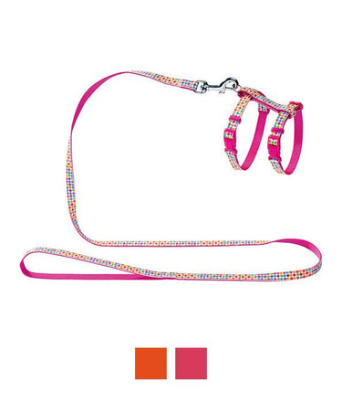 Hunter Seventies Cat Harness & Leash - ORANGE